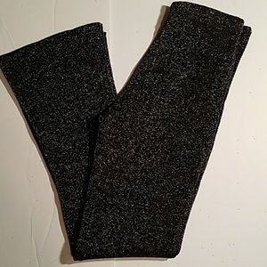 Zara graphite metallic stretchy pants